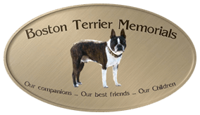 Boston Terrier Memorials